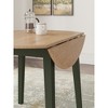 Signature Design by Ashley Gesthaven 2 Drop Leaf Dining Table, Green - image 4 of 4