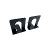 Huron 4.75 Steel Bookends Black Pair HASZ0038 - 2 of 3