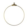 John Bead Must Have Findings Metal Gold 38mm Large Earring Hoops for Jewelry Making Findings, 10 Pieces - 2 of 4