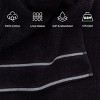 Hastings Home Rio Cotton Towel Set - Dark Charcoal Gray, 8 Pieces - 3 of 4