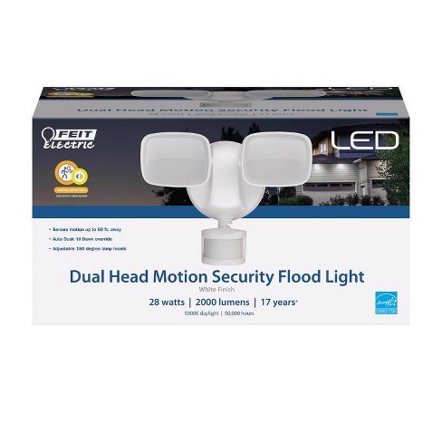 Feit Electric Motion sensing Hardwired Led White Security