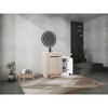 NicBex Bathroom Vanity with Ceramic Sink,Bathroom Sink Vanity with Storage Cabinets,Bathroom Sink Cabinet for Bathroom,White/Brown - 2 of 4