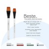 Creative Mark Beste Golden Taklon Gold Wash #8 - 2 Pack Artist Brush, Professional Watercolor Brushes, For Acrylic Painting, Short Handle, Sharp - 2 of 4