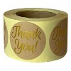 Great Papers! Foil Thank You Stickers on Kraft Paper 1.57" 250 per roll (24261429) 2017012 - 2 of 4