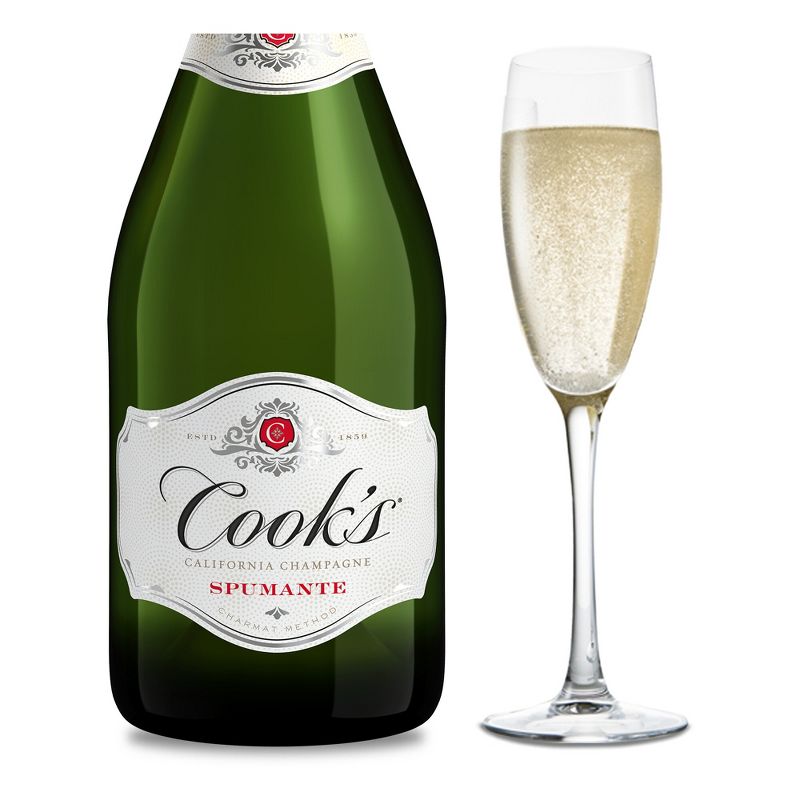 Cook&#39;s California Champagne Spumante White Sparkling Wine - 750ml Bottle, 1 of 10