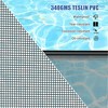 Swimming Pool Fence for Inground Pools, Removable Safety Pool Fencing with Aluminum Legs, Easy DIY Install Pool Fence for Backyard Garden Pool - 3 of 4