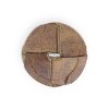 Dritz 23mm Recycled Leather Round Shank Buttons: Brown Sewing Fasteners, 3-Pack, Plastic Material - 4 of 4