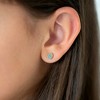 Girls' Rainbow Heart Standard Sterling Silver Earrings - In Season Jewelry - 3 of 4