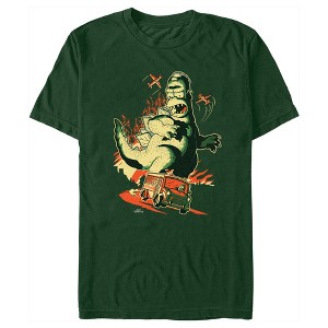 Men's The Simpsons Godzilla Homer School Bus T-Shirt - 1 of 4