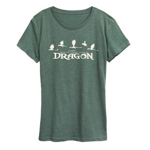 Women's - How To Train Your Dragon - Dragons Short Sleeve Graphic T-Shirt - 1 of 4