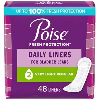  Cora Ultra Thin Organic Bladder Liners, Incontinence &  Postpartum Pads for Women, Panty Liners for Bladder Leaks