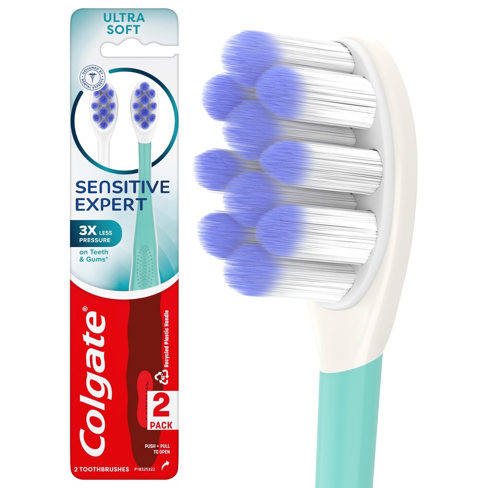 Photos - Electric Toothbrush Colgate Sensitive Expert Toothbrush Set - 2ct 