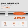 VEVOR Pipe Heating Cable, 60FT 7W/FT Heat Tape for Pipes with Built-in Thermostat, Water Pipe Heat Cable Protects PVC Hose, Black - 4 of 4