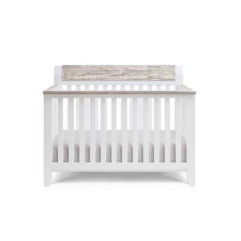 Suite Bebe Hayes Lifetime Crib and Toddler Guard Rail - Coffee/Weathered Stone