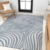 JONATHAN Y Maribo High-Low Abstract Groovy Striped Indoor/Outdoor Area Rug - 3 of 4