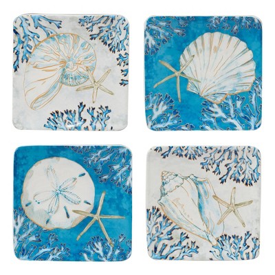 16pc Playa Shells Dinnerware Set - Certified International : Target