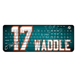 Keyscaper NFL Miami Dolphins Players Game Tactic Wireless USB Keyboard - 1 of 4