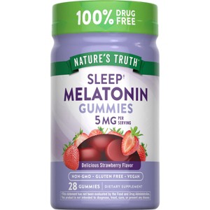 Nature's Truth Melatonin 2.5mg Vegan Gummy - 28ct - 1 of 4