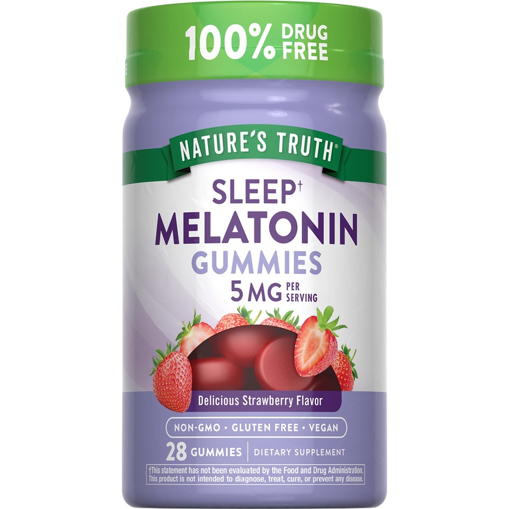 Photos - Vitamins & Minerals Nature's Truth Melatonin 2.5mg Vegan Gummy - 28ct