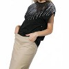 Women's Cotton Knit Silver Sequin Detail Top - FLYING TOMATO - 2 of 4