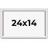 PosterPalooza | Shadow Box 1.5" Depth Silver Picture Frame - UV Acrylic, Backing Board, Hanging Hardware - 2 of 4