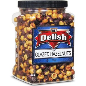 Glazed Hazelnuts by It's Delish, 30 Oz Jumbo Reusable Container Jar - 1 of 4