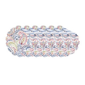 C&F Home Payton Paisley Round Placemat Set of 6 - 1 of 4