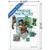 Trends International Minecraft: Legends - Friends and Allies Framed Wall Poster Prints - 3 of 4