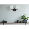 Sunset 2-Light 100W  Brighton Vanity in Provicial Bronze - 3 of 4