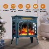 R.W.FLAME Electric Firplace Heater, Infrared Heaters  with Remote Control and 3D Flame Effect and Heating Mode, Overheating Safe - 3 of 4