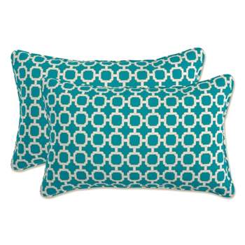 Hockley Geo 2pc Outdoor Throw Pillow Set - Pillow Perfect