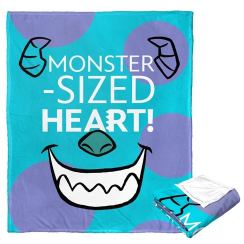 Disney D100 Monster Sized Heart Silk Touch Throw Blanket 50x60 Inches - image 1 of 4