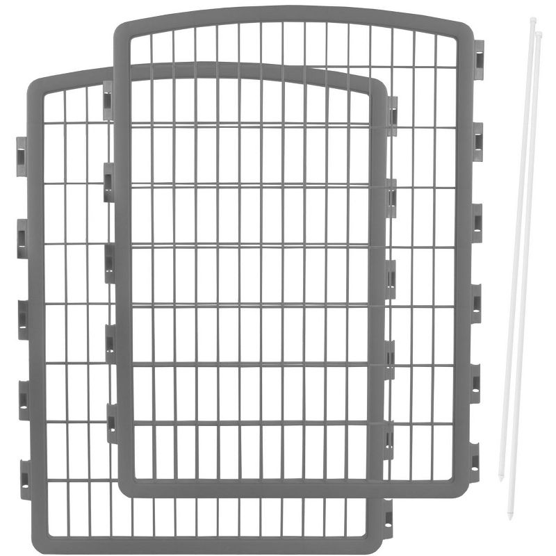 IRIS USA 2 Add on Panels for 24/34"H Pet Playpen, 1 of 4