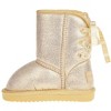 bebe Toddler Girl's Sparkle Lace-Up Winter Boots - Cozy, Stylish, and Durable - 3 of 4
