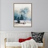Amanti Art Dusty Blue II by Isabelle Z Canvas Wall Art Print Framed - 4 of 4