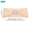 Unique Bargains Polyester Wedding Decoration Stretch Chair Sashes Bows 10 Pcs - 2 of 4