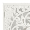 Kate & Laurel All Things Decor 20" Saanvi Traditional Carved Wood Wall Cabinet White: Artisan-Made, No Assembly, Includes Mounting Hardware - 2 of 4