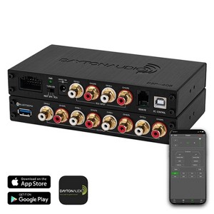 Dayton Audio® DSP-408 4x8 DSP Digital Signal Processor for Home and Car Audio in Black - 1 of 4