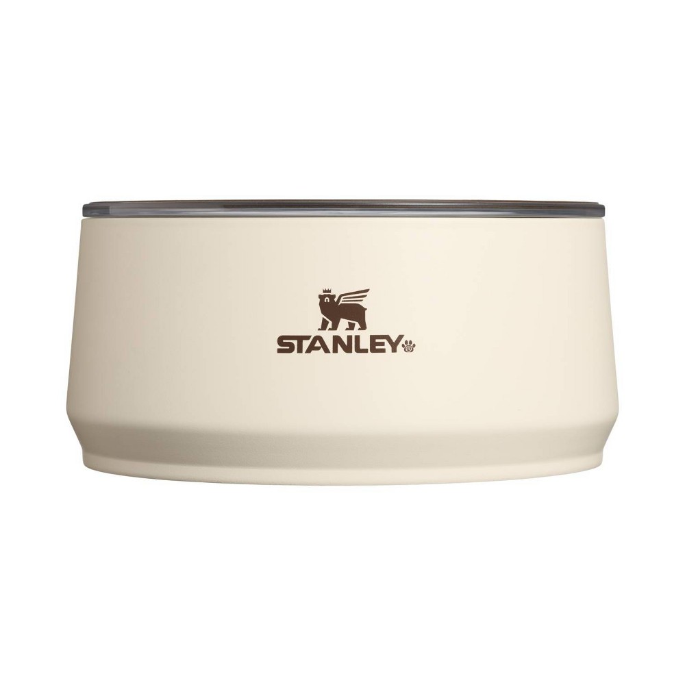 Stanley 6 Cup Stainless Steel Pet Bowl - Cream Western