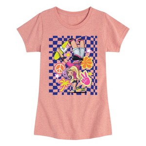 Girls' - Barbie - Skater Barbie Fitted Short Sleeve Graphic T-Shirt - 1 of 4
