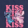 Women's - Lilo and Stitch - Kiss Short Sleeve Graphic T-Shirt - 2 of 4