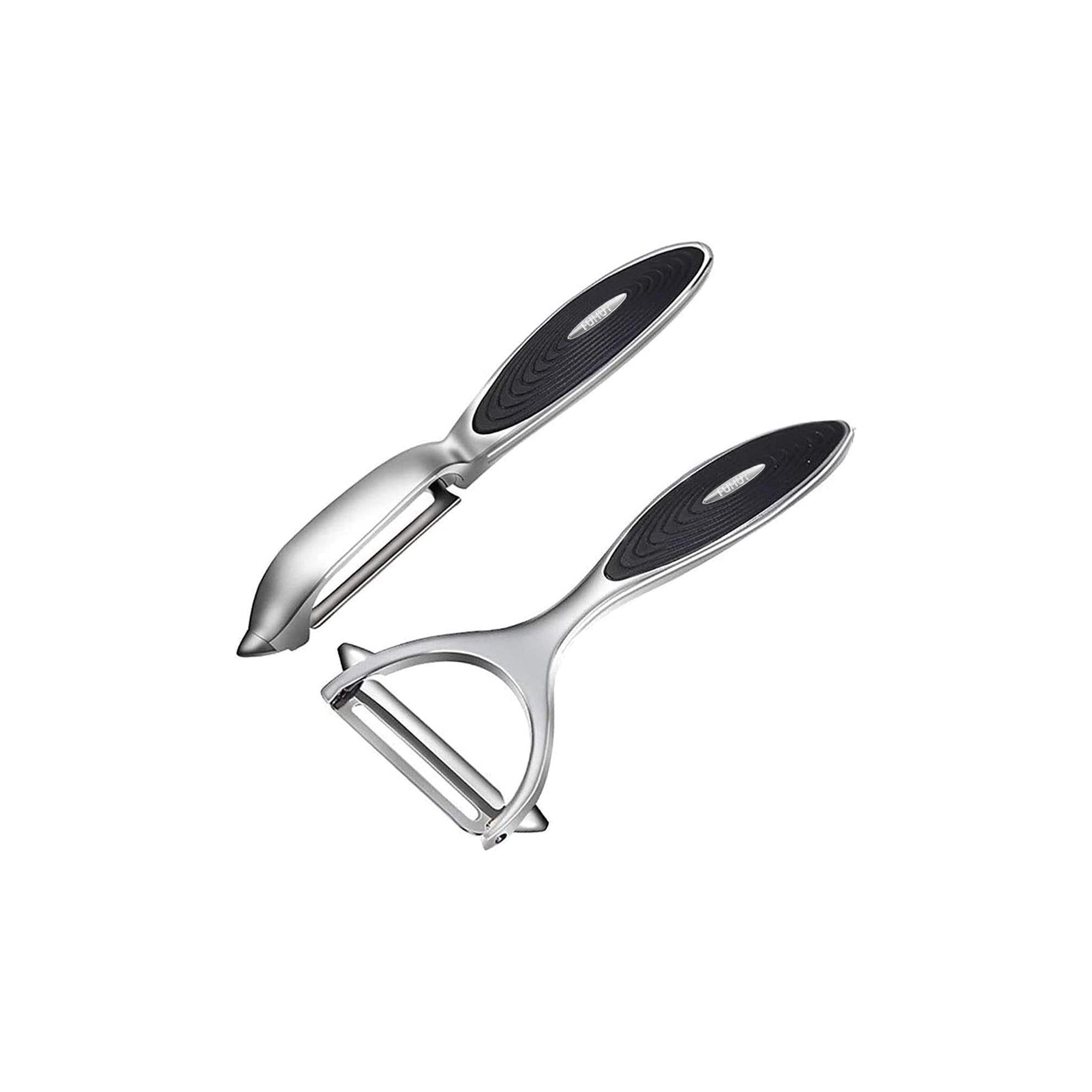 Home Collection 2Pcs Stainless Steel Vegetable Peeler Set