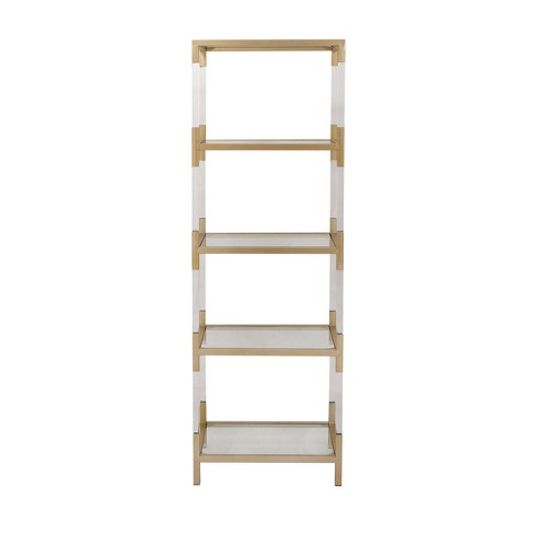 Target hot sale gold bookshelf