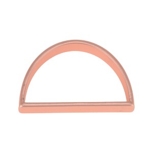 Unique Bargains Napkin Rings D-Shaped Stainless Steel 1 Pc - 1 of 3