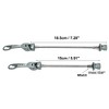 Unique Bargains Bicycle Quick Release Axles Skewers Front Rear 5.91" 7.28" Titanium Tone 2 Pcs - 3 of 4