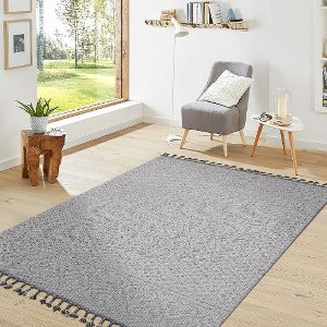 Kumasinova Washable Rugs for Living Room, Stain-Resistant Indoor/Outdoor Area Rug– Non-Shedding, Kid & Pet-Friendly, Latex-Free Cotton Backing - 1 of 4