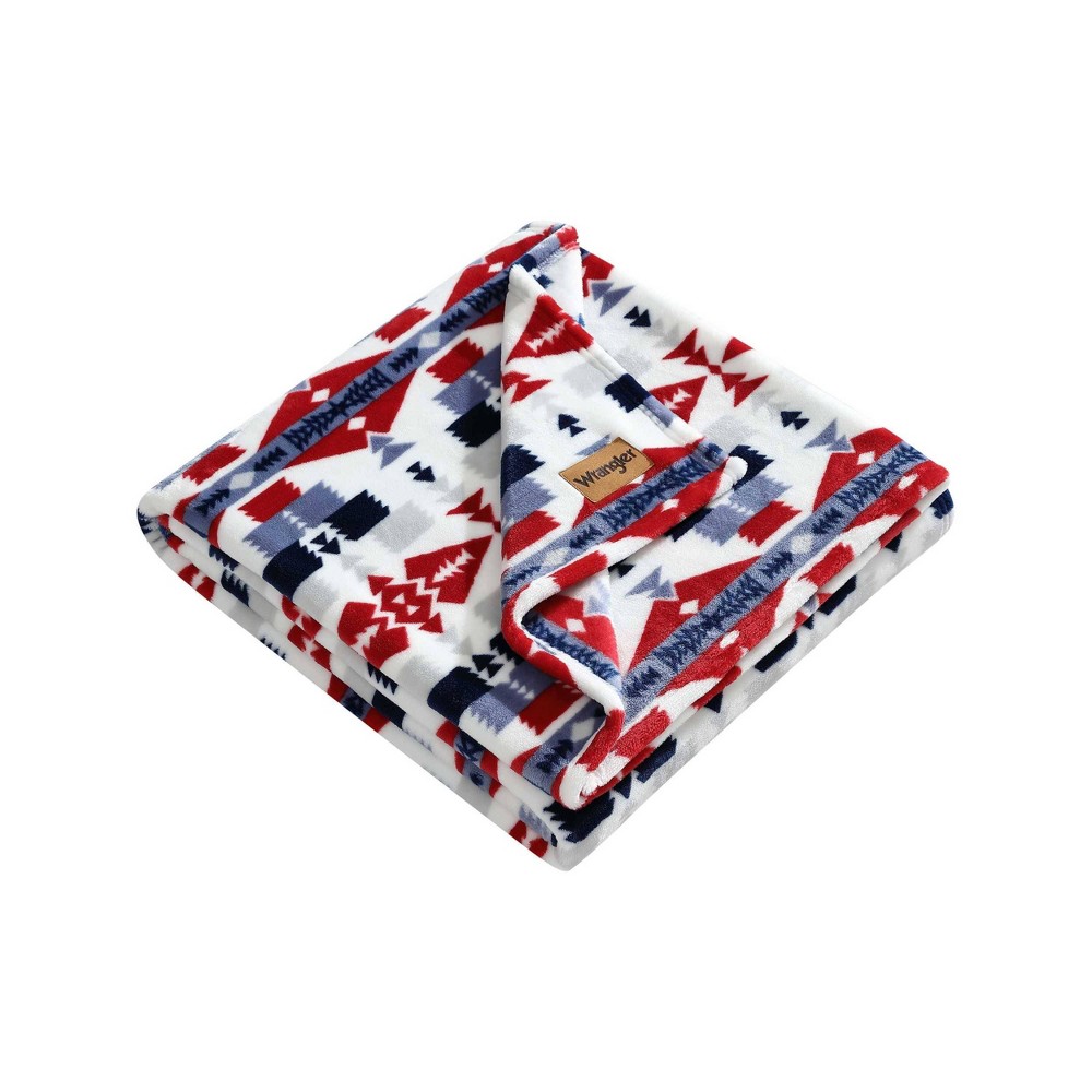 Photos - Duvet Wrangler 50"x70" Nolan Throw Blanket Blue 