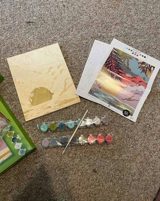 Paint By Number Kit Foil Sunset - Mondo Llama™ : Target