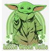 Women's Star Wars The Mandalorian Grogu St. Patrick's Day Little Green Cutie T-Shirt - 2 of 4