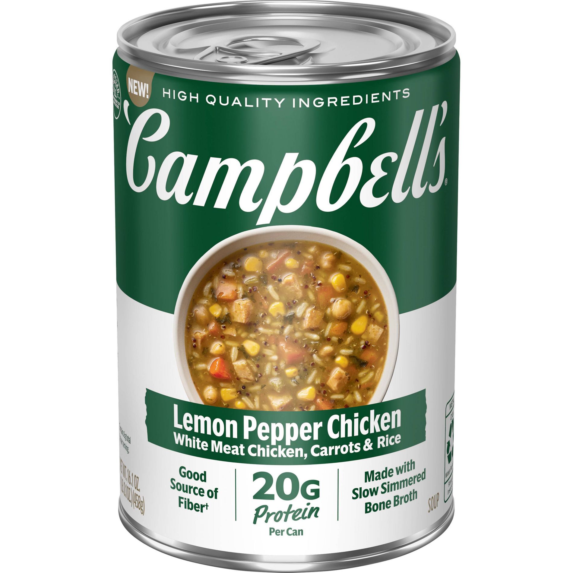 Campbell's Lemon Pepper Chicken Soup - 16.1oz